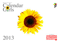 Pirton Players' Calendar Girls Calendar in Aid of Leukaemia & Lymphoma Research